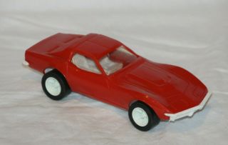 Vintage Tonka Red Corvette Plastic Toy Vehicle For Car Carrier/hauler