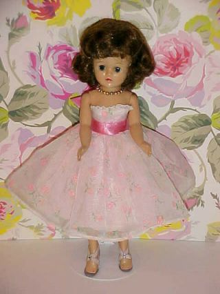 Vogue Jill In 1958 Pink Party Dress 3140,  Knit Undies Shoes & Gold Choker