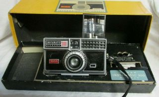 Vintage 1960s Kodak Instamatic 300 Camera W/ Bulb And Box