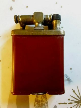 Vintage Bakelite And Brass Lift Arm Cigarette Lighter Empty