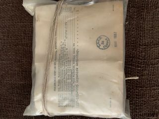 Vintage Military First Aid Kit,  Survival,  Individual,  Components Vietnam Era