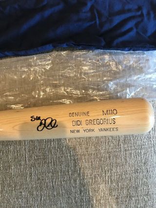 Didi Gregorius Autographed York Yankees Game Model Bat Fanatics