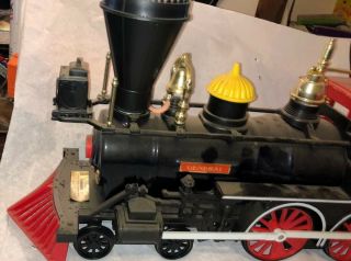Jim Beam The General Locomotive Train Engine Empty Decanter Vintage 3