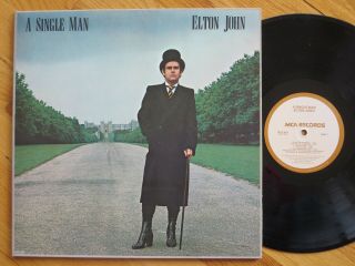 Rare Vintage Vinyl - Elton John - A Single Man - Mca - 3065 - Nm