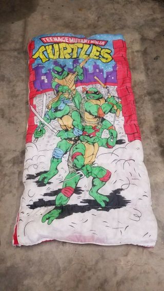 Teenage Mutant Ninja Turtles Sleeping Bag Mirage Studio Vintage 1988