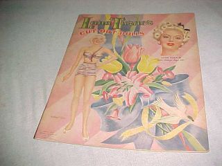 Rare Lana Turner.  Cut - Out Dolls.  - Stiff Complete - Never Played With