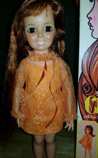 IDEAL 1969 CRISSY DOLL ORANGE DRESS SHOES PANTIES PAPERS BOX 50 B - DAY 3