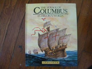 Vintage Pop Up Book The Voyage Of Christopher Columbus Sears Roebuck 1991