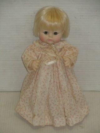 Vintage 1965 Madame Alexander Sweet Baby Doll Tagged Outfit Blonde Hair