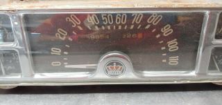 1946 (will Fit 47 - 48) Chrysler Instrument Cluster For Dash/vintage/interoir