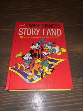 Vintage 1962 Walt Disney Story Land 55 Favorite Stories A Golden Hardback Book