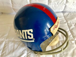 Vintage York Giants Rawlings Fnfl - N Football Helmet Size Large