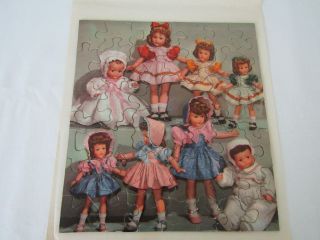 Vintage Effanbee Little Lady Dolls Jigsaw Puzzle