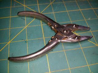 Vintage Sargent & Co Parallel Pliers Cutter 4 1/2 " Made In Usa