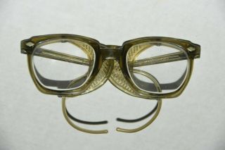 Vintage Safety Goggles Glasses Workshop Machine Shop Protective Eye Wear Ppe