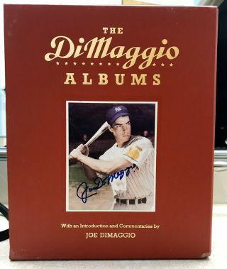 The Dimaggio Albums Hand Signed By Joe Dimaggio Jsa Ny Yankees