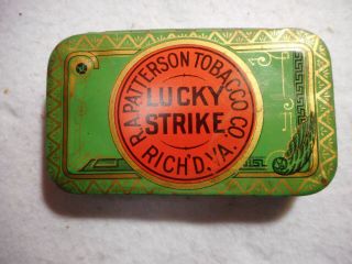 Vintage Lucky Strike Cut Plug Tin.
