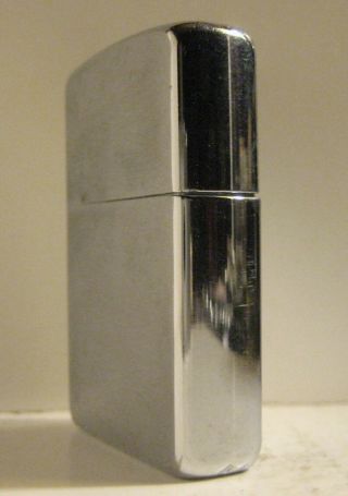1996 BRUSHED CHROME ZIPPO WITH INSERT 3