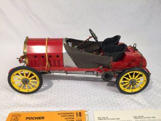 Pocher 1/8 1907 Fiat Grand Prix De France Built