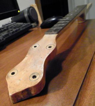 Vintage 17 Fret Tenor Banjo Neck Parts Project Luthier