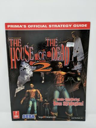 The House Of The Dead 2 Sega Dreamcast Strategy Guide Players Hint Book Vtg