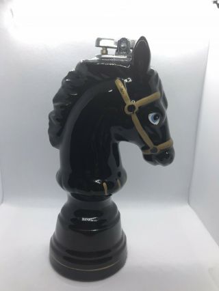 Vintage 7.  5 " Horse Head Chess Pawn Cigarette Table Lighter Japan