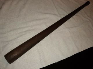 Early Antique Vintage Mushroom Knob Baseball Bat 37 1/4 " Long