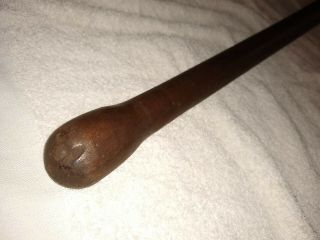 early Antique Vintage Mushroom Knob Baseball Bat 37 1/4 
