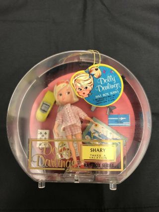 Vintage Dolly Darlings Shary Takes A Vacation Hat Box Series Case Very Good