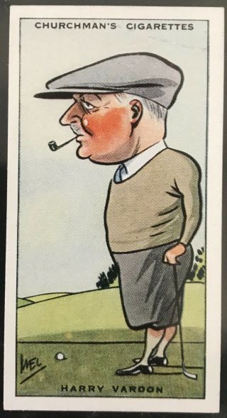 1931 Churchman Prominent Golfers - Small: Harry Vardon 42