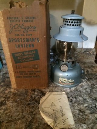 Vintage Jc Higgins 7400 Sears Portable Gas Lantern