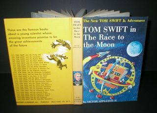 Tom Swift Jr 12 - Tom Swift In The Race To The Moon 1965 Print Victor Appleton Ii