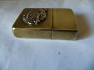 Vintage 1995 Solid Brass Zippo Lighter Select Trading Co Tobaccoville NC Unlit 3
