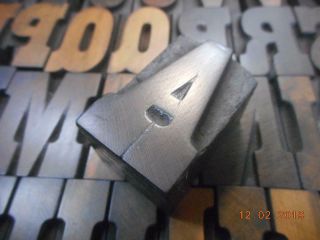 Printing Letterpress Printer Block Antique Wood Alphabet Aldine Font Unmarked 2