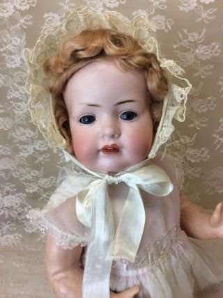 Lifesize 19 1/2” Bahr & Proschild 604 Character Baby Antique Doll