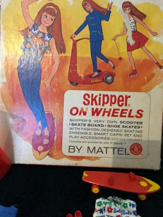 Rare Vintage 1960s “skipper On Wheels” 1032 - Complete Gift - Set Box.