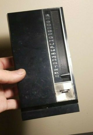 Vintage Park Sherman Compact Desk Phone Address Book Rolodex Index
