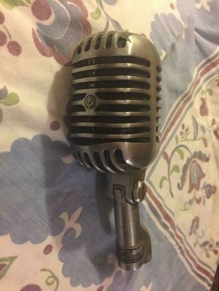 Vintage Shure Brothers Unidyne Dynamic Microphone Model U10 - S Bogen Sound System