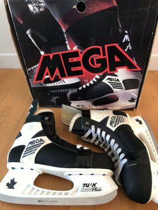Vintage Hockey Skates - Micron Mega 10 - 70 - 8.  5 -