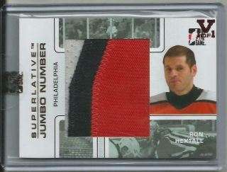 In The Game Itg Superlative Vault Ron Hextall Jumbo 3 Color Patch 1 Of 1