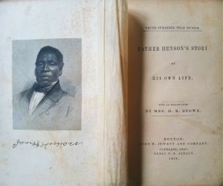1858 Father Henson/slave/ Harriet B.  Stowe Intro/pre Civil War/antique Book/rare