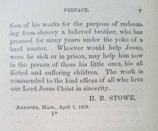 1858 Father Henson/Slave/ Harriet B.  Stowe Intro/Pre Civil War/Antique Book/RARE 3