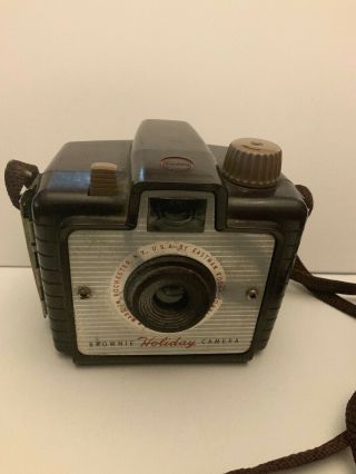 Vtg Kodak Brownie Holiday 127 Film Camera Bakelite Great