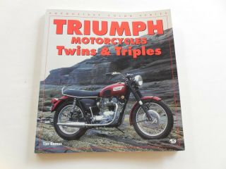 Triumph Motorcycles Twins & Triples Book Tim Remus Bonneville T120 Trident T160