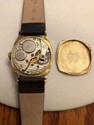 Hamilton Wadsworth Wristwatch 14k Gold Filled,  17 Jewels 987 Movement