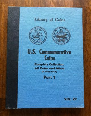 Vintage Library Of Coins U.  S.  Commem.  Coins Album,  Part 1,  Vol.  29 - No Coins