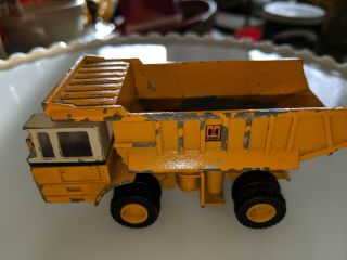 Vintage Ertl Ih International Pay Hauler Mine Dump Truck Hong Kong Metal 1/64
