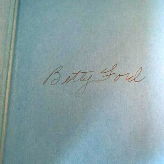 BETTY FORD AUTOGRAPHED HEALING AND HOPE 2003 FIRST LADY FIRST EDITION MEMOIR 2