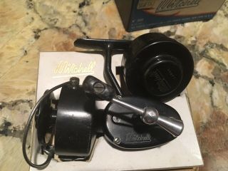 Vintage Garcia mitchell 300 Spinning Rod Reel Antique Tackle Box Lure Bait Bass 2