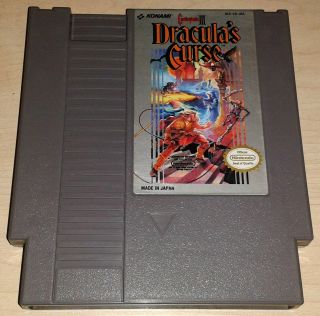 Castlevania Iii 3 Dracula’s Curse Nintendo Vintage Retro Game Cartridge